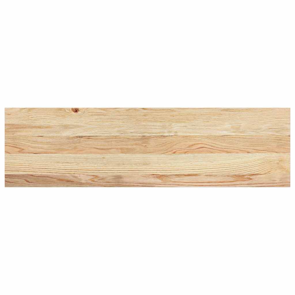 trappemåtter 4 stk ubehandlet 90x25x2 cm massivt egetræ