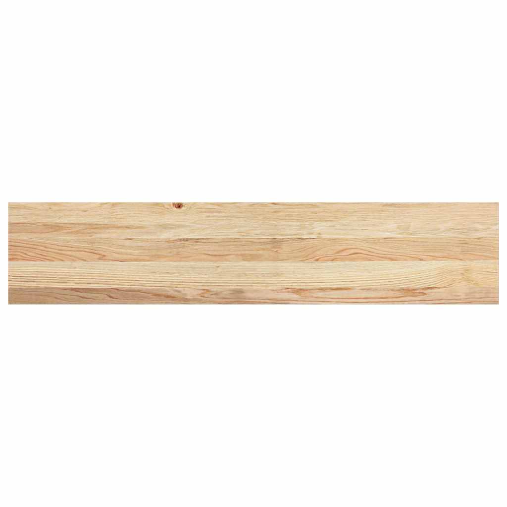 trappemåtter 4 stk ubehandlet 120x25x2 cm massivt egetræ