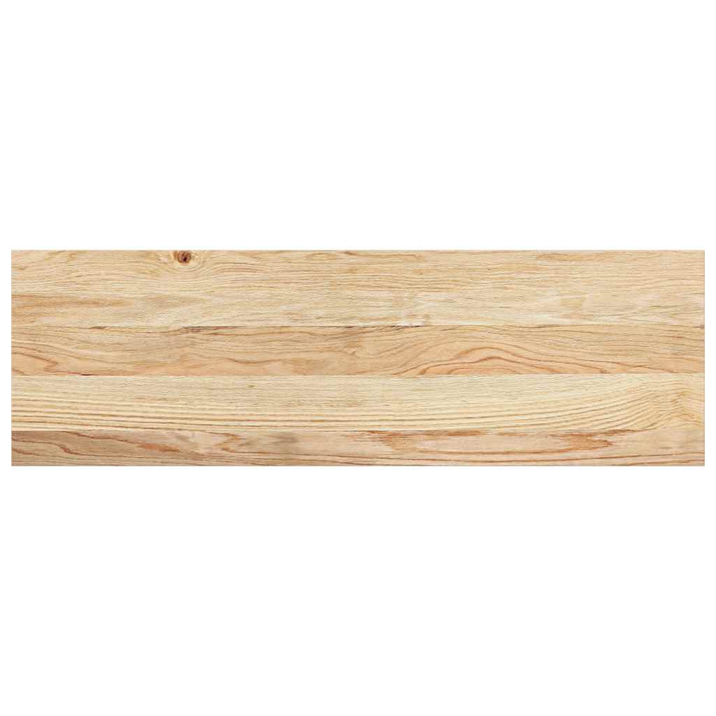 trappemåtter 8 stk ubehandlet 80x25x2 cm massivt egetræ
