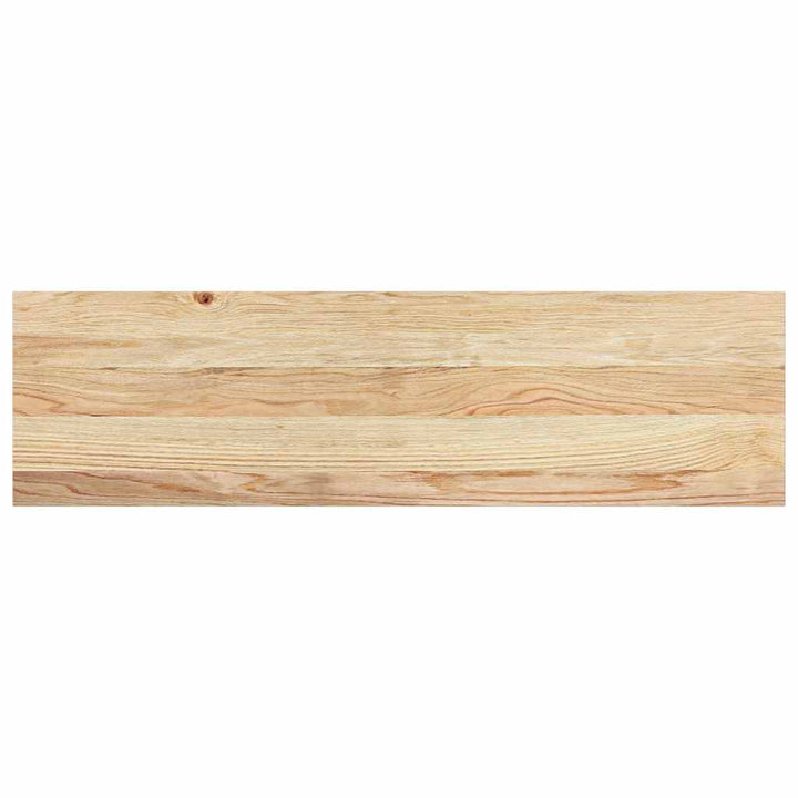trappemåtter 8 stk ubehandlet 90x25x2 cm massivt egetræ