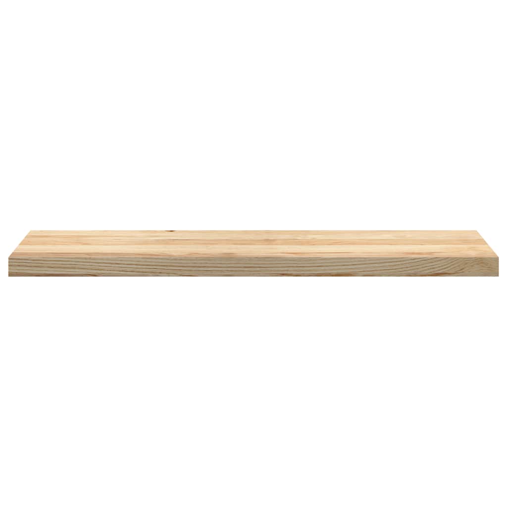trappemåtter 8 stk ubehandlet 100x25x2 cm massivt egetræ