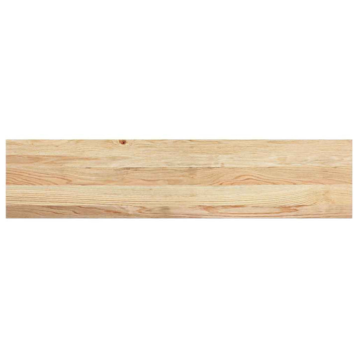 trappemåtter 8 stk ubehandlet 110x25x2 cm massivt egetræ