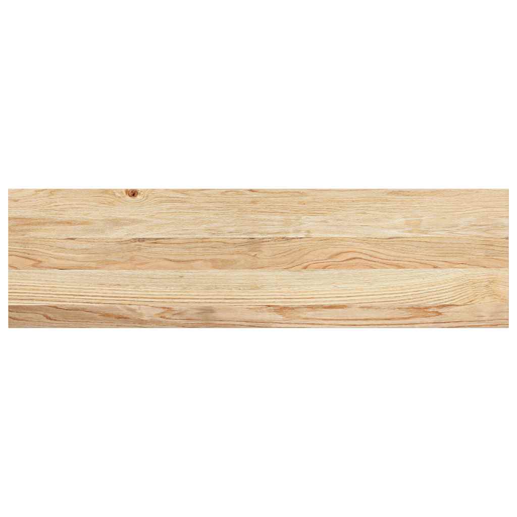 trappemåtter 8 stk ubehandlet 90x30x2 cm massivt egetræ