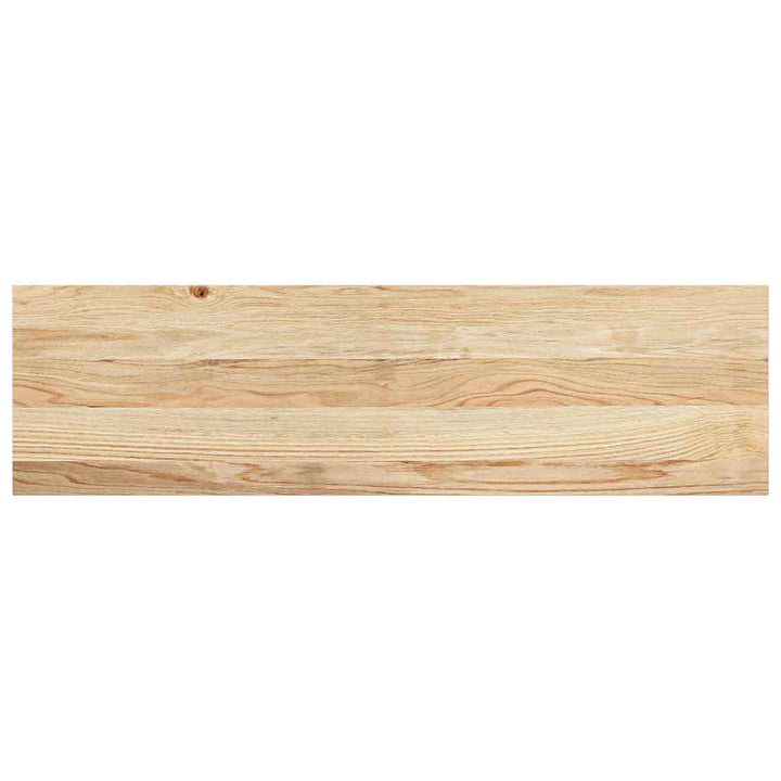 trappemåtter 8 stk ubehandlet 90x30x2 cm massivt egetræ