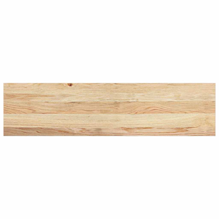 trappemåtter 8 stk ubehandlet 100x30x2 cm massivt egetræ