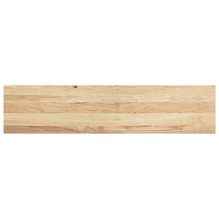 trappemåtter 8 stk ubehandlet 110x30x2 cm massivt egetræ