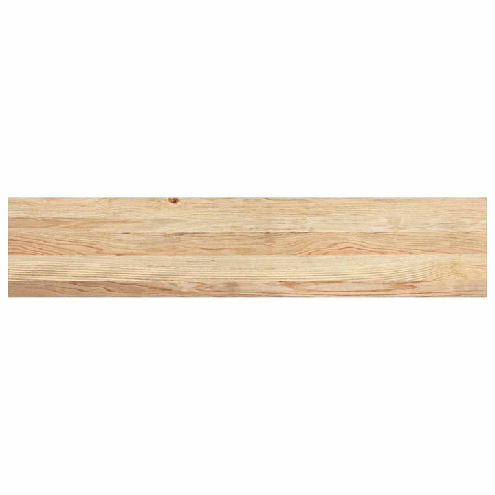trappemåtter 8 stk ubehandlet 120x30x2 cm massivt egetræ