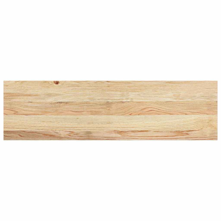 trappemåtter 12 stk ubehandlet 90x30x2 cm massivt egetræ