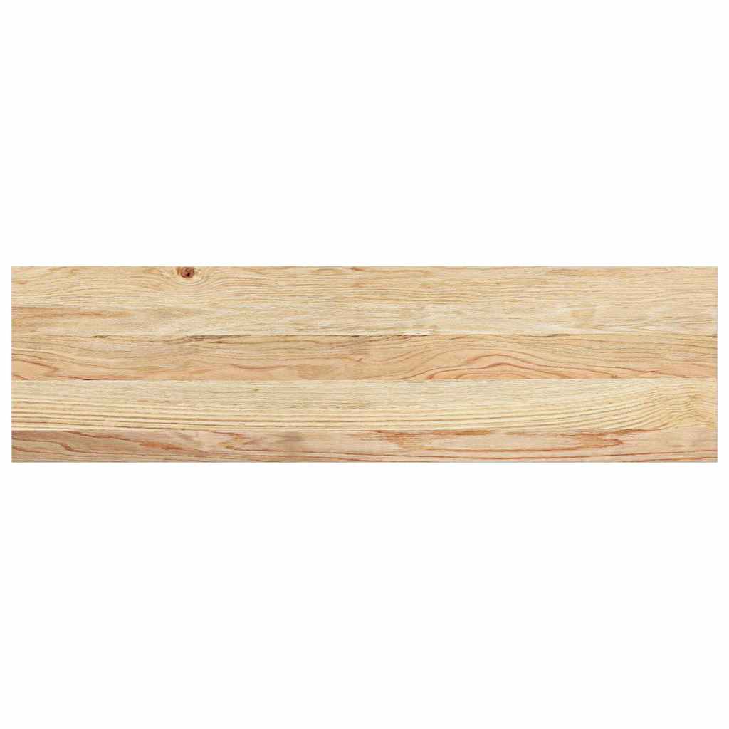 trappemåtter 16 stk ubehandlet 90x30x2 cm massivt egetræ