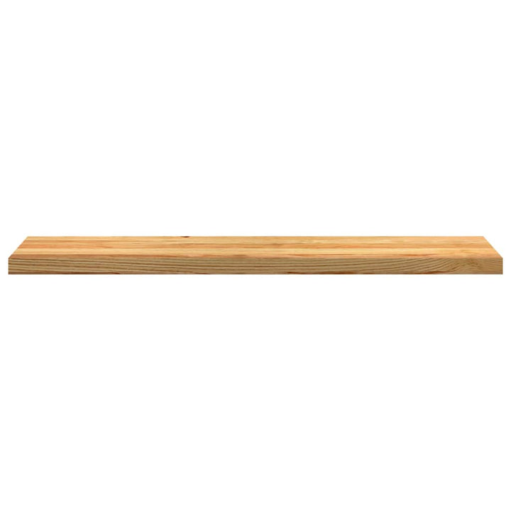 trappemåtter 4 stk lysebrun 120x25x2 cm massivt egetræ