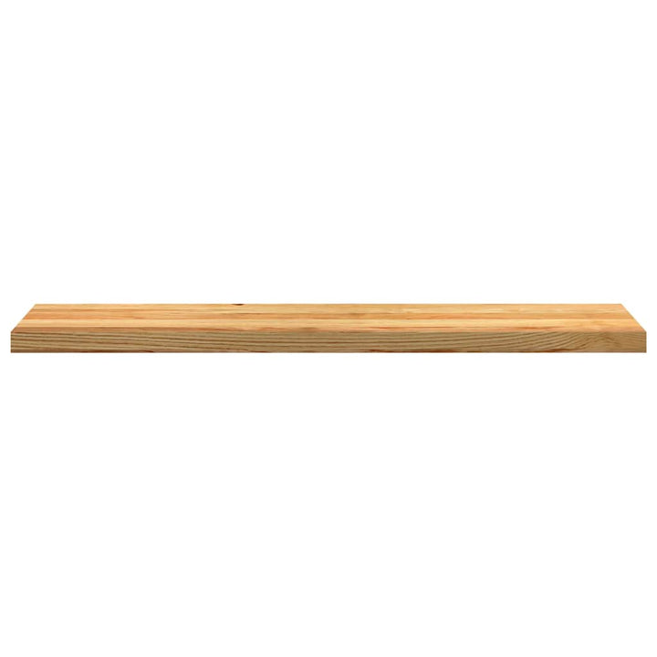 trappemåtter 4 stk lysebrun 120x30x2 cm massivt egetræ