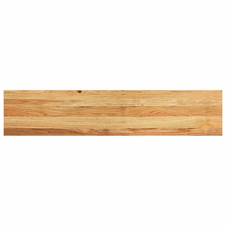 trappemåtter 8 stk lysebrun 120x25x2 cm massivt egetræ