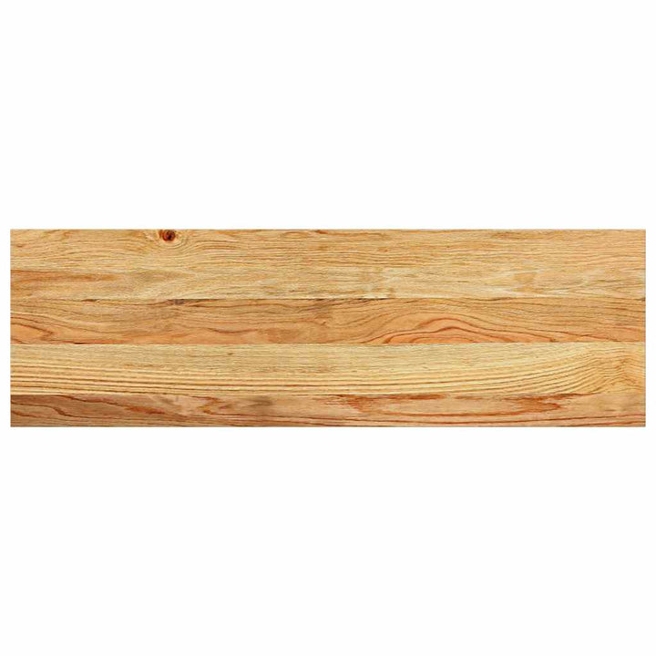 trappemåtter 8 stk lysebrun 80x30x2 cm massivt egetræ