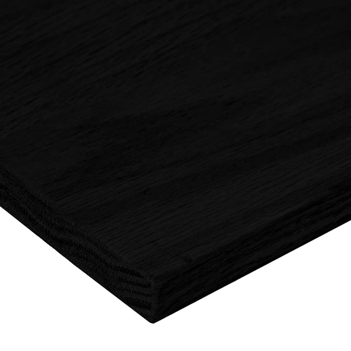 trappemåtter 8 stk. mørkebrun 90x30x2 cm massivt egetræ