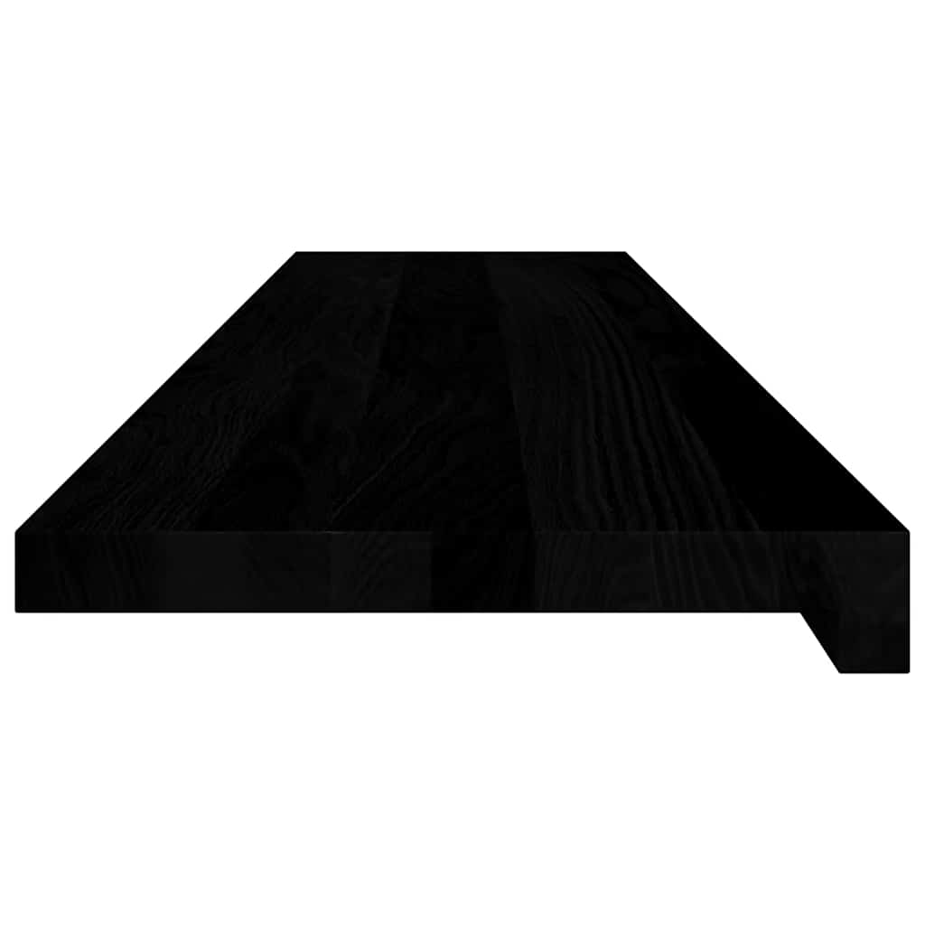 trappemåtter 8 stk. mørkebrun 110x30x2 cm massivt egetræ