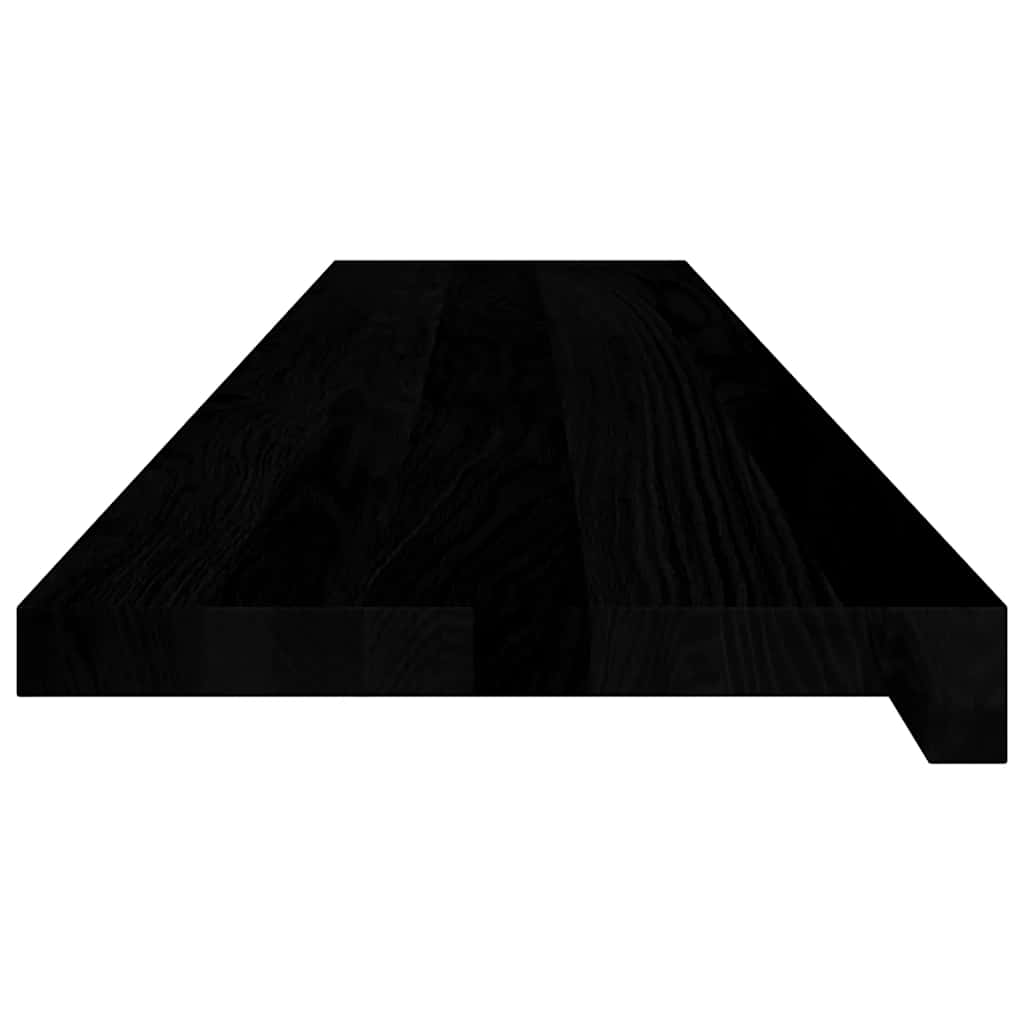 trappemåtter 8 stk. mørkebrun 120x30x2 cm massivt egetræ