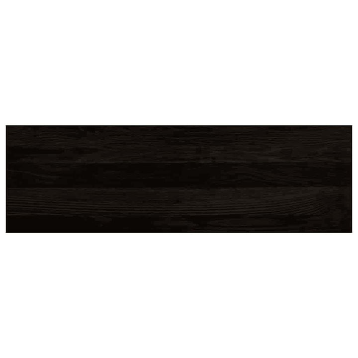 trappemåtter 12 stk. mørkebrun 80x25x2 cm massivt egetræ