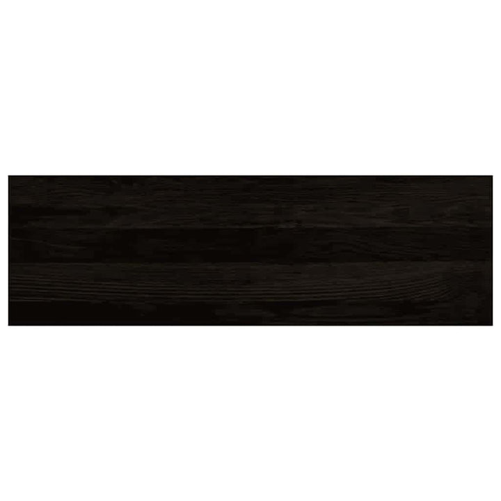 trappemåtter 12 stk. mørkebrun 80x30x2 cm massivt egetræ