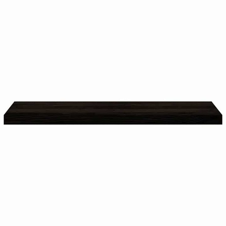 trappemåtter 12 stk. mørkebrun 90x30x2 cm massivt egetræ