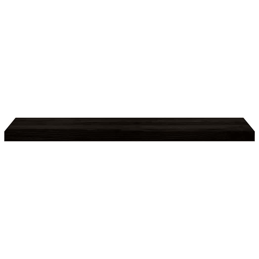 trappemåtter 12 stk. mørkebrun 100x30x2 cm massivt egetræ