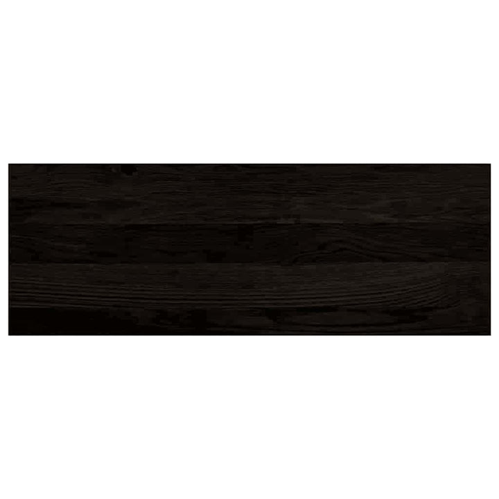 trappemåtter 16 stk. mørkebrun 70x25x2 cm massivt egetræ