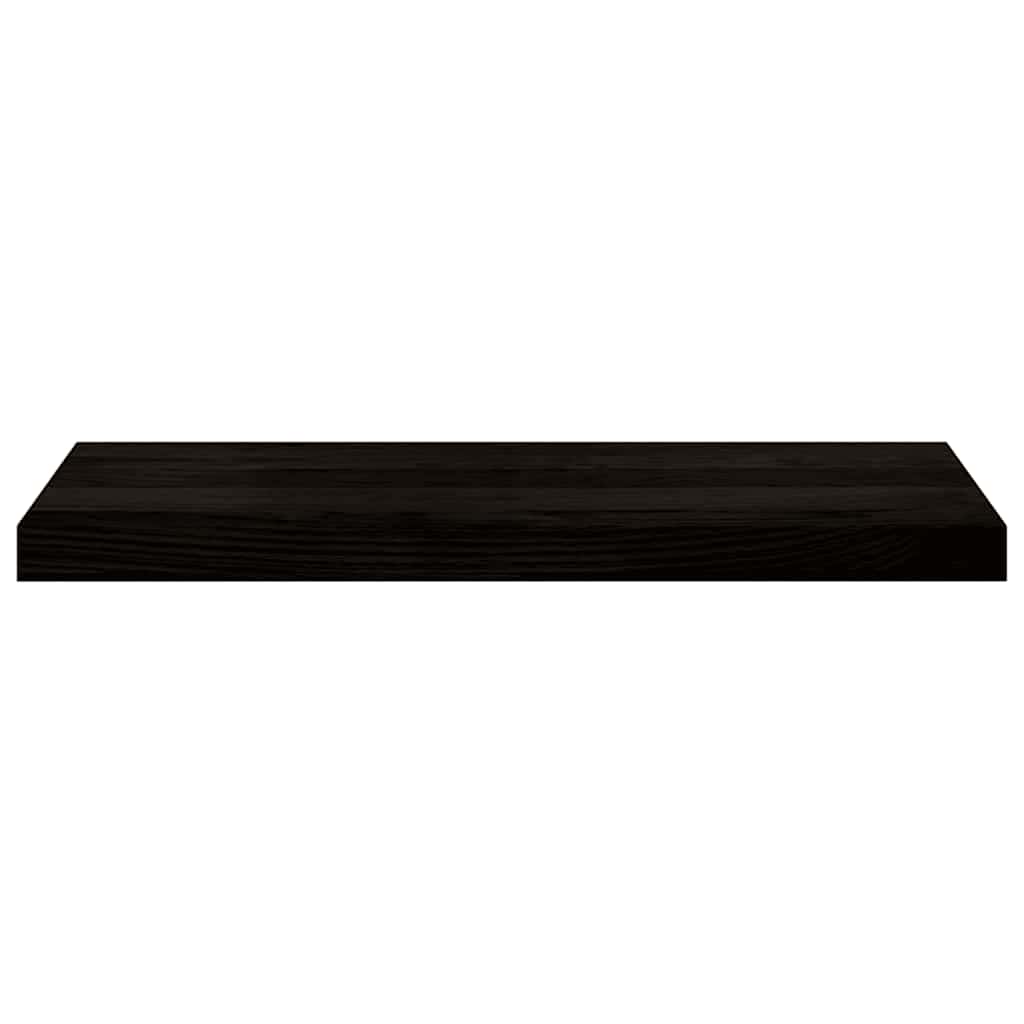 trappemåtter 16 stk. mørkebrun 70x25x2 cm massivt egetræ