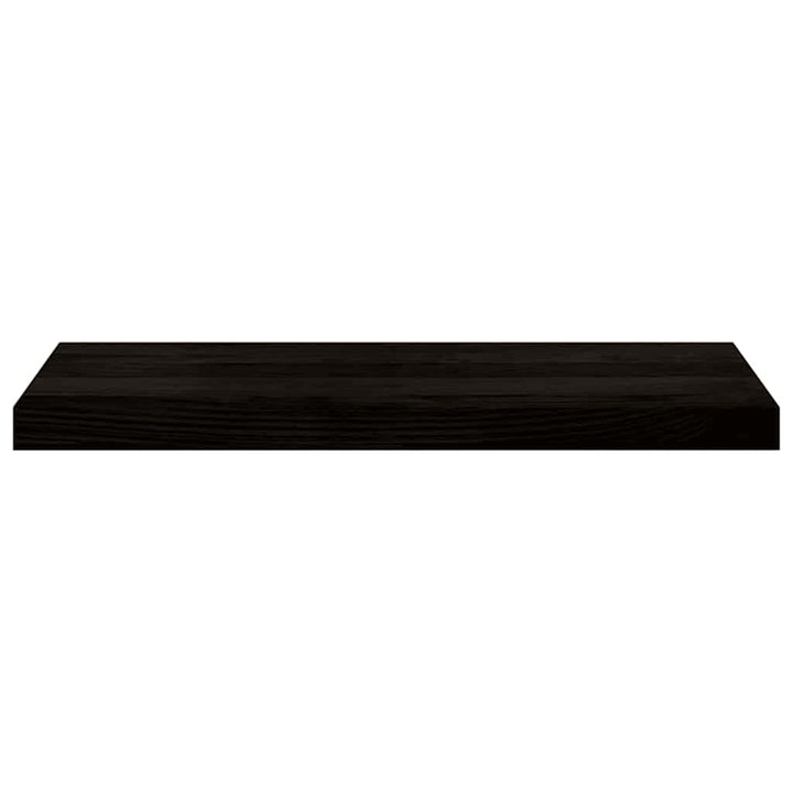 trappemåtter 16 stk. mørkebrun 70x25x2 cm massivt egetræ