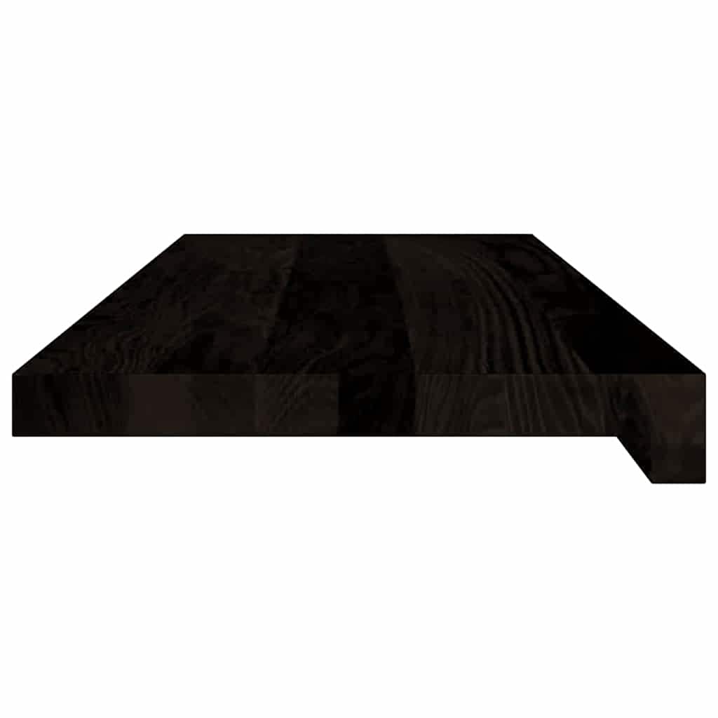 trappemåtter 16 stk. mørkebrun 70x25x2 cm massivt egetræ