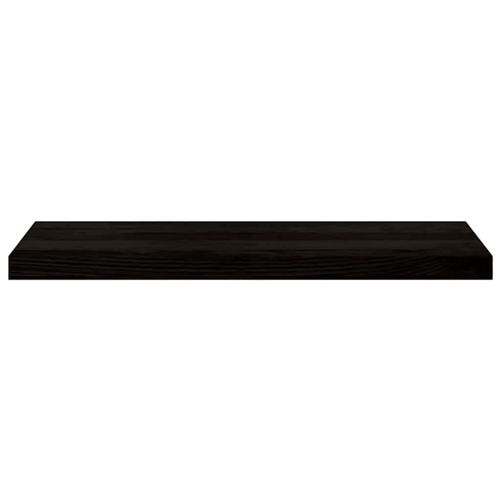 trappemåtter 16 stk. mørkebrun 80x25x2 cm massivt egetræ