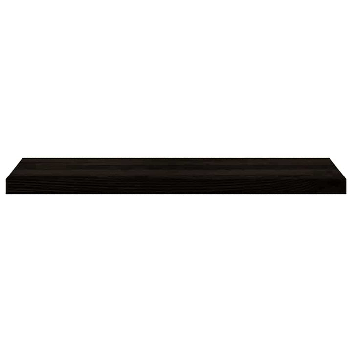 trappemåtter 16 stk. mørkebrun 90x25x2 cm massivt egetræ