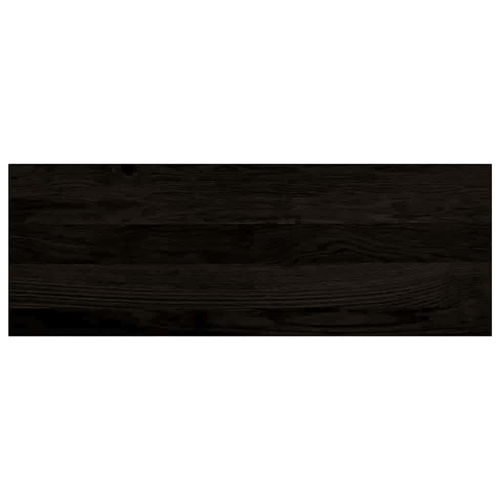 trappemåtter 16 stk. mørkebrun 70x30x2 cm massivt egetræ