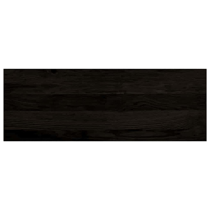 trappemåtter 16 stk. mørkebrun 70x30x2 cm massivt egetræ