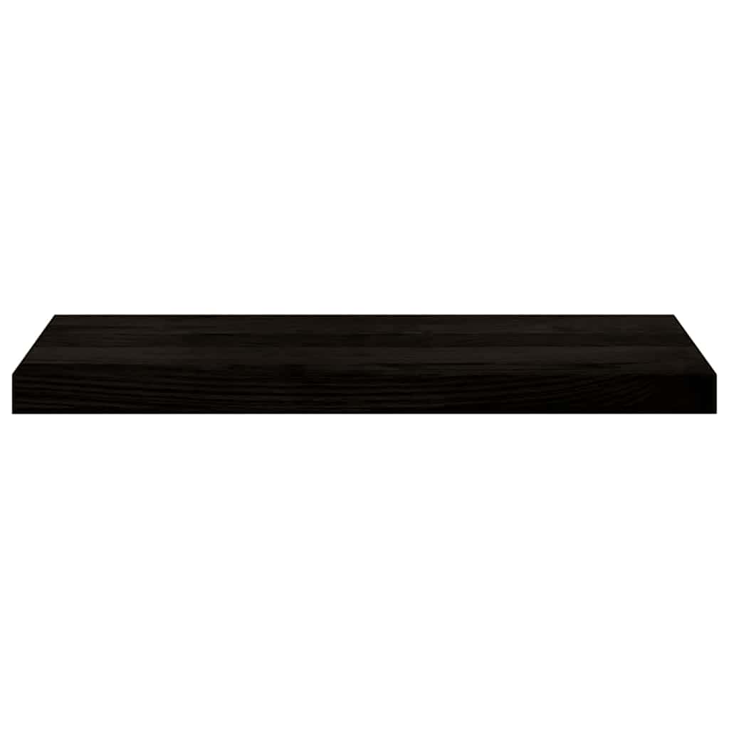trappemåtter 16 stk. mørkebrun 70x30x2 cm massivt egetræ