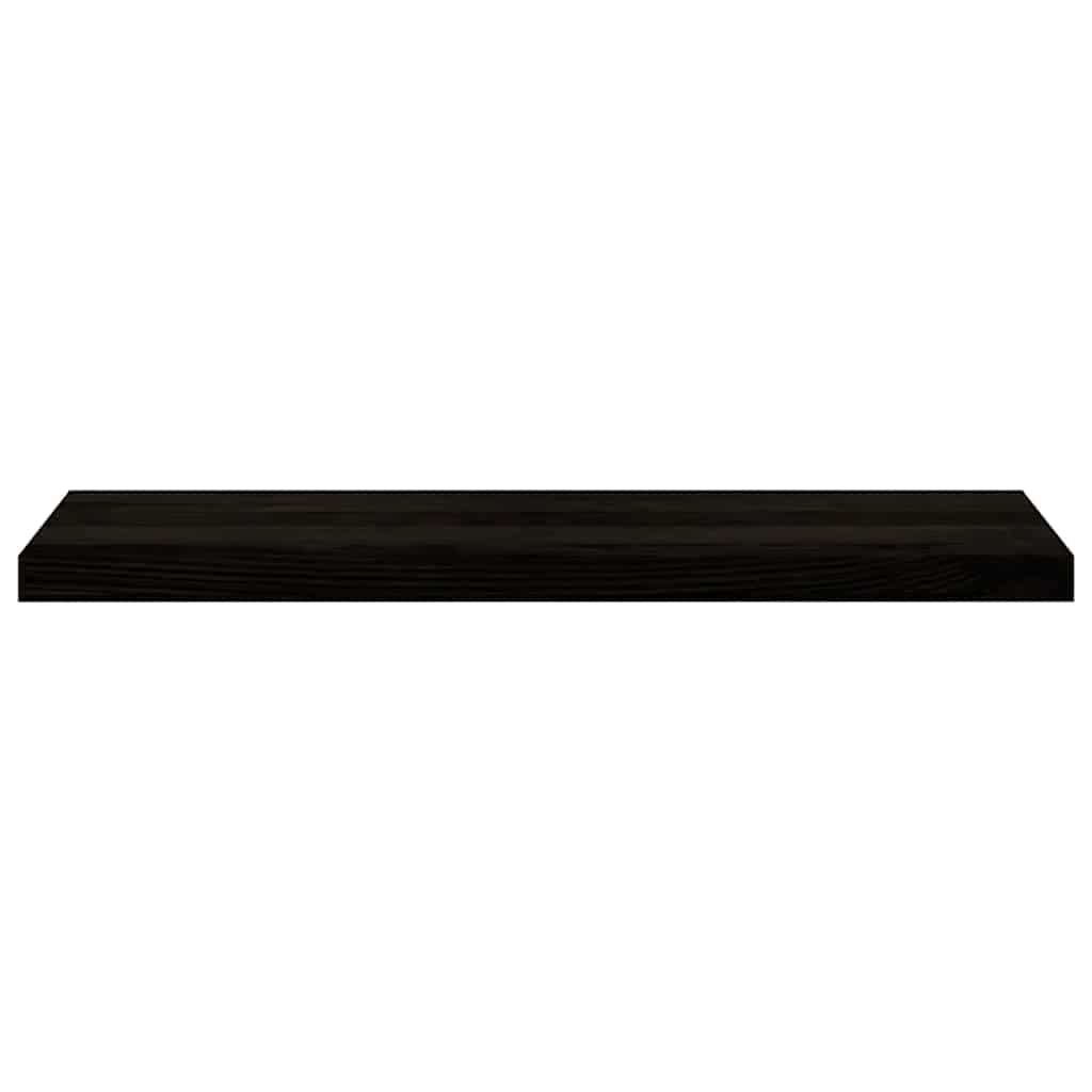 trappemåtter 16 stk. mørkebrun 90x30x2 cm massivt egetræ