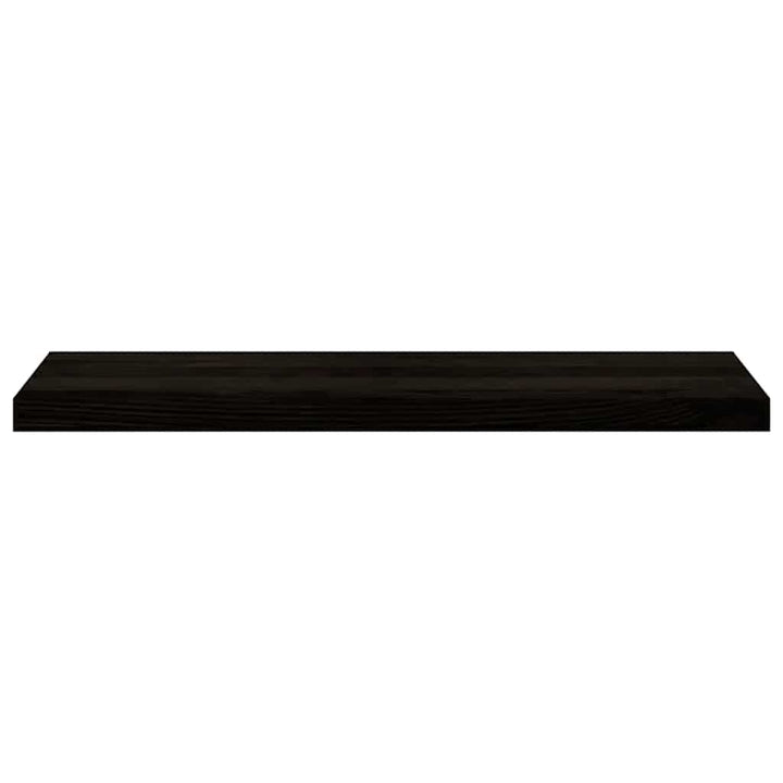 trappemåtter 16 stk. mørkebrun 90x30x2 cm massivt egetræ