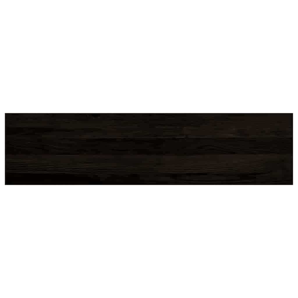 trappemåtter 16 stk. mørkebrun 100x30x2 cm massivt egetræ
