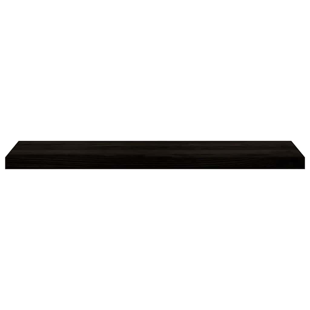 trappemåtter 16 stk. mørkebrun 100x30x2 cm massivt egetræ