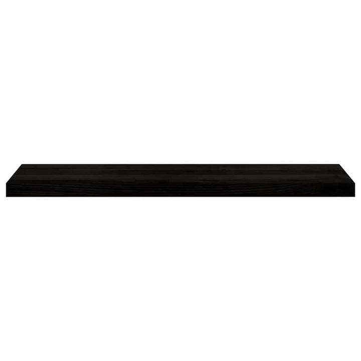 trappemåtter 16 stk. mørkebrun 100x30x2 cm massivt egetræ