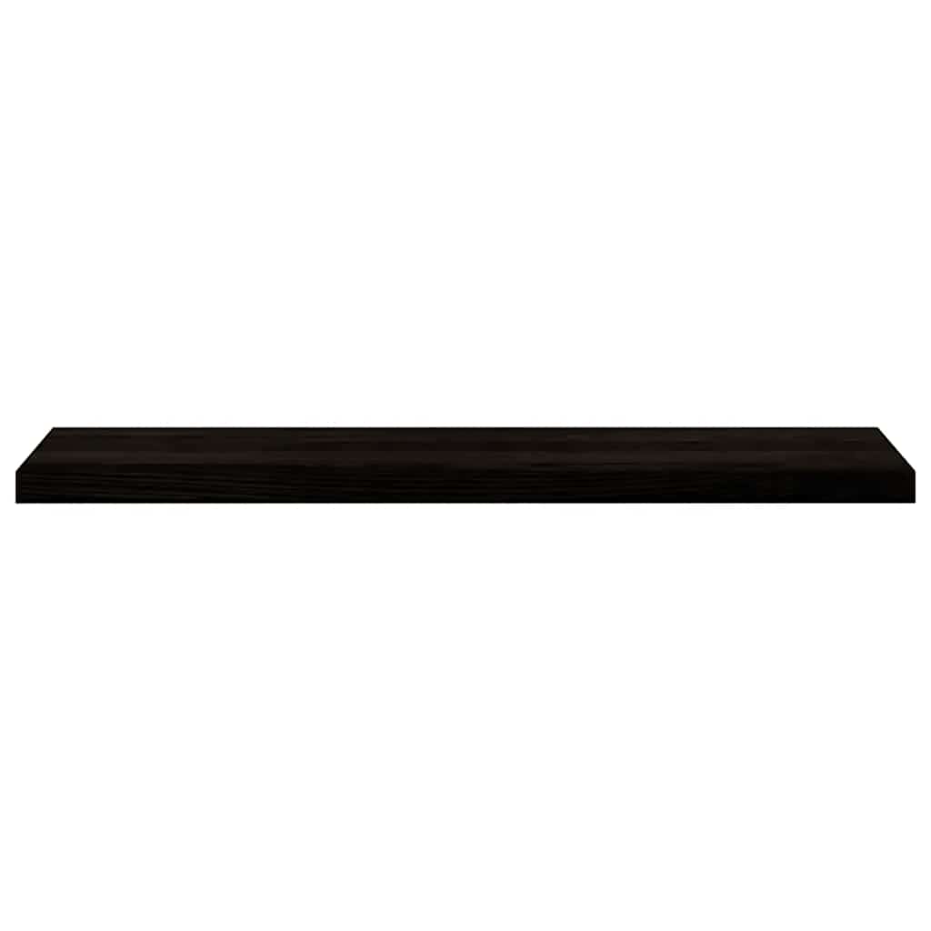 trappemåtter 16 stk. mørkebrun 110x30x2 cm massivt egetræ
