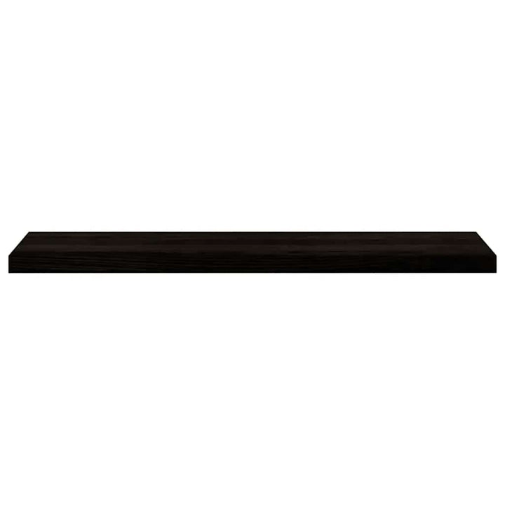trappemåtter 16 stk. mørkebrun 110x30x2 cm massivt egetræ