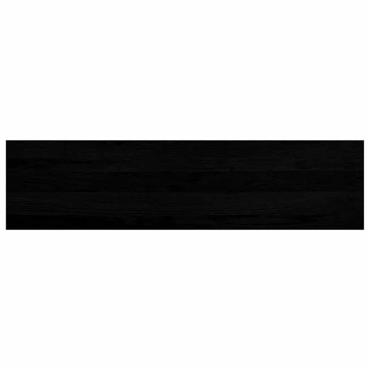 trappemåtter 20 stk. mørkebrun 100x30x2 cm massivt egetræ