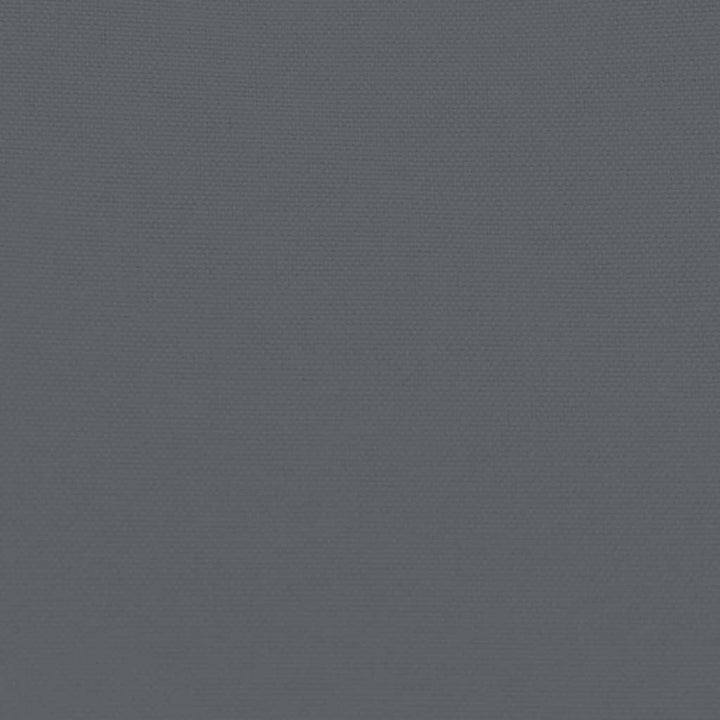 havebænke 7 dele med hynder pulverlakeret stål sort