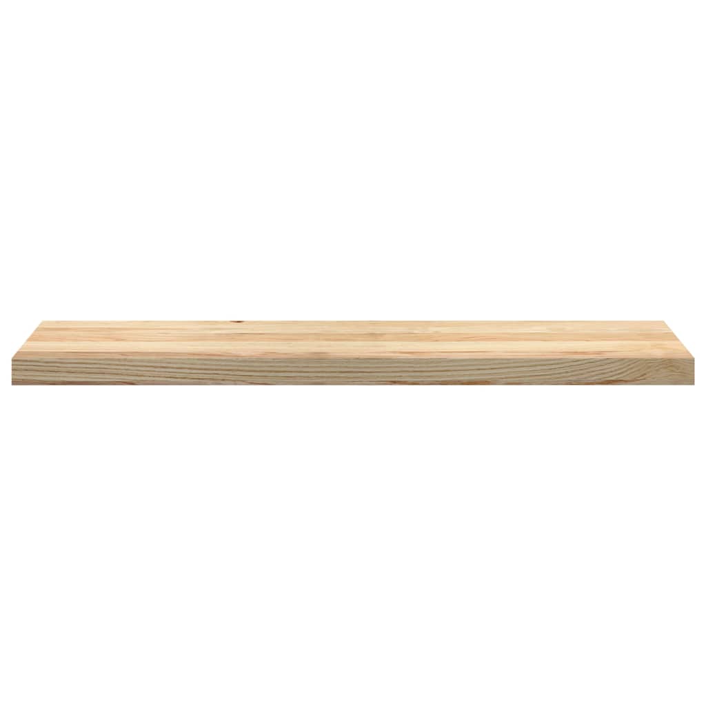trappemåtter 2 stk ubehandlet 100x25x2 cm massivt egetræ