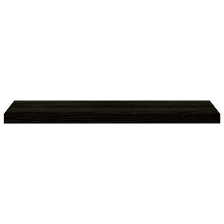 trappemåtter 2 stk. mørkebrun 90x30x2 cm massivt egetræ