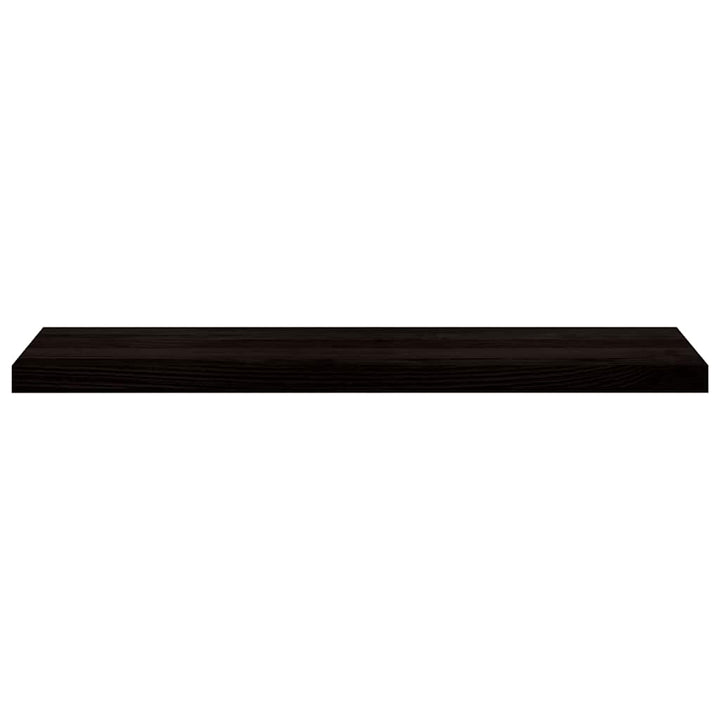 trappemåtter 2 stk. mørkebrun 100x30x2 cm massivt egetræ