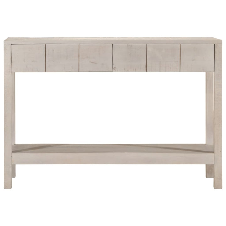 konsolbord 110x35x75 cm massivt mangotræ