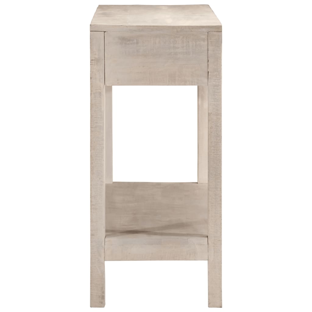 konsolbord 110x35x75 cm massivt mangotræ