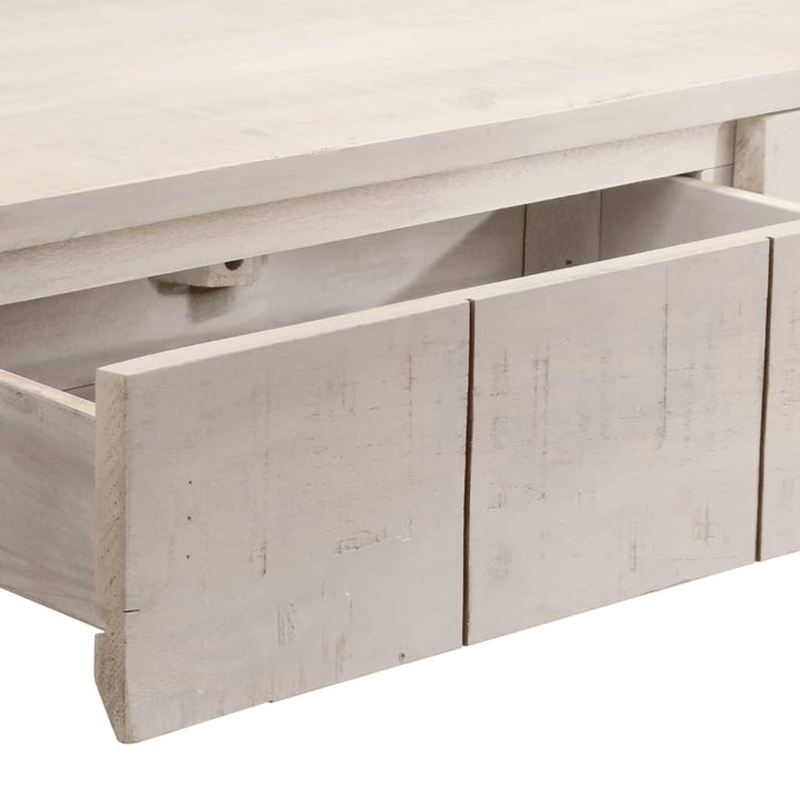 konsolbord 110x35x75 cm massivt mangotræ