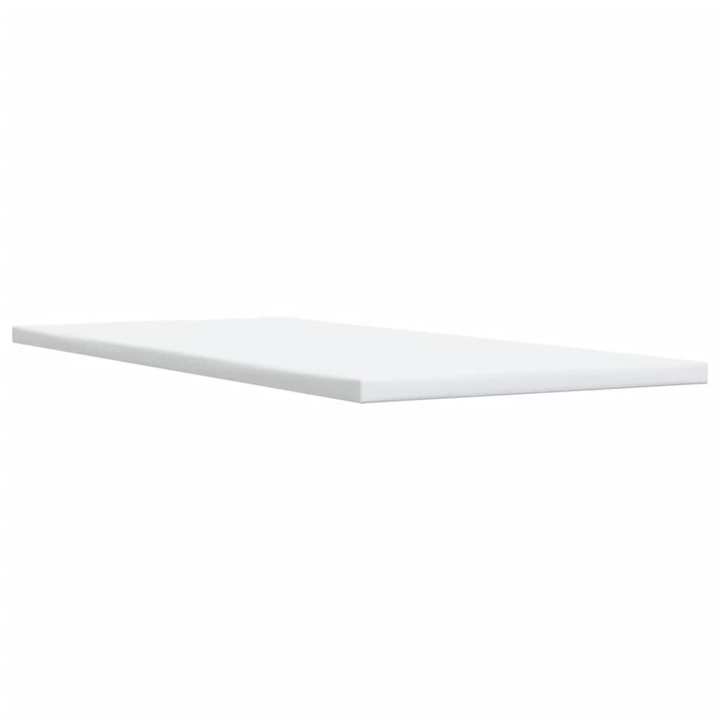 kontinentalseng med madras 90x190 cm stof cremefarvet