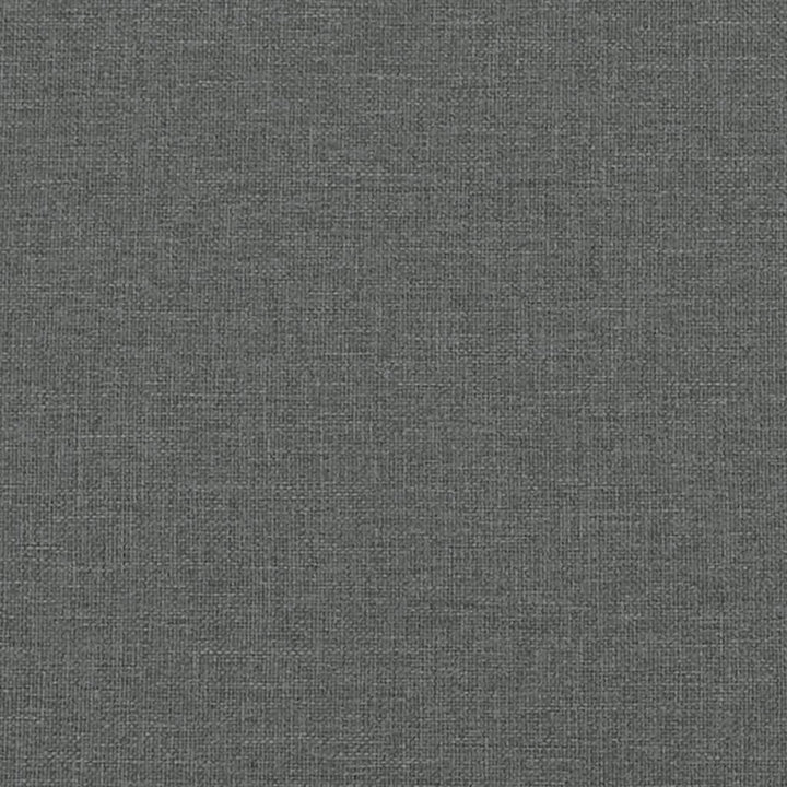 kontinentalseng med madras 200x200 cm stof mørkegrå